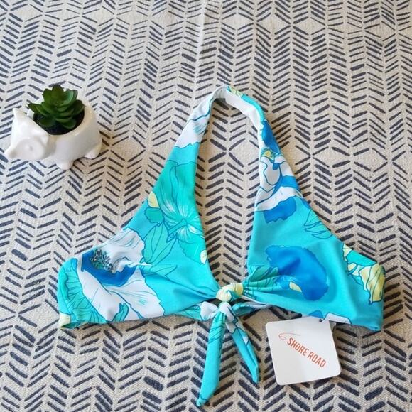 NWT 6 Shore Road Ashbury Poppies Bikini Top Size Small Swimwear - Picture 3 of 5